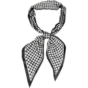 Women's Thousand Birds Fashion Oblique Angle Silk Neck Scarf Printed Scarves